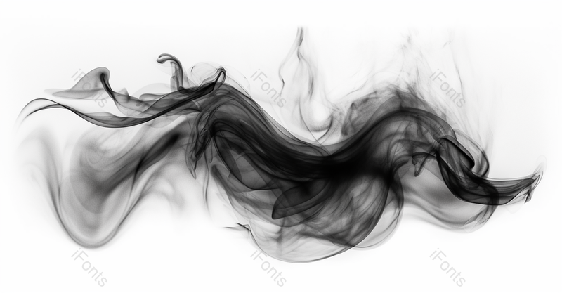 炊烟黑色缥缈自由流体山脉创意水墨画,插画/手绘图,插画/手绘图库,插画/手绘图下载,插画/手绘